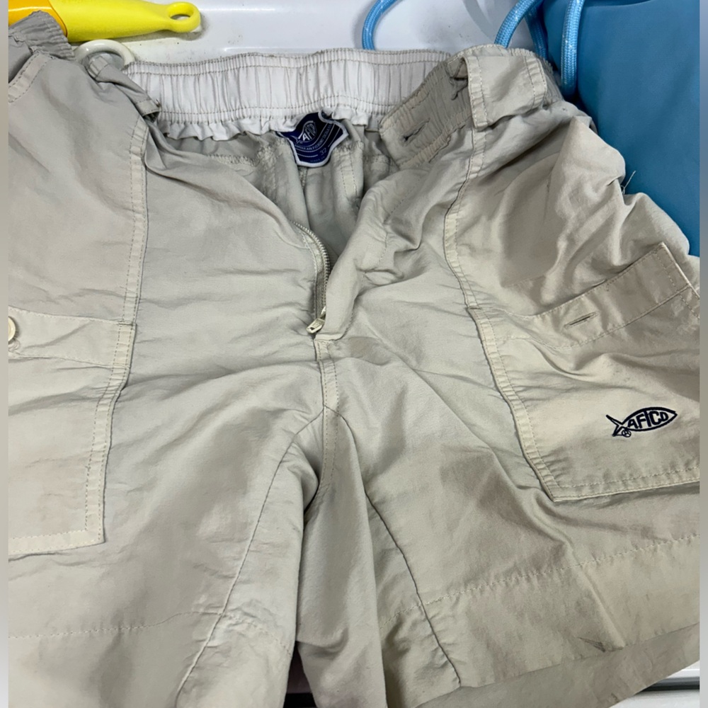 2 Pair of Aftco Fishing Shorts Size 32